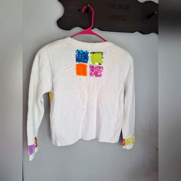 Berek By Takako Sakon 1980’s  Sequin Beaded Boho Sweater Cardigan Sz Small RARE - Picture 12 of 12